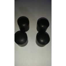 Rubber pole caps